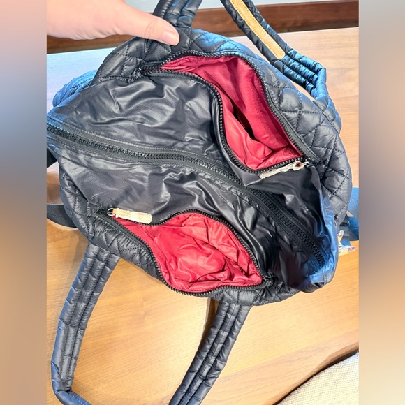 MZ Wallace X Lingua Franca LIMITED EDITION Black Give a Damn Metro Tote NEW - Picture 8 of 13